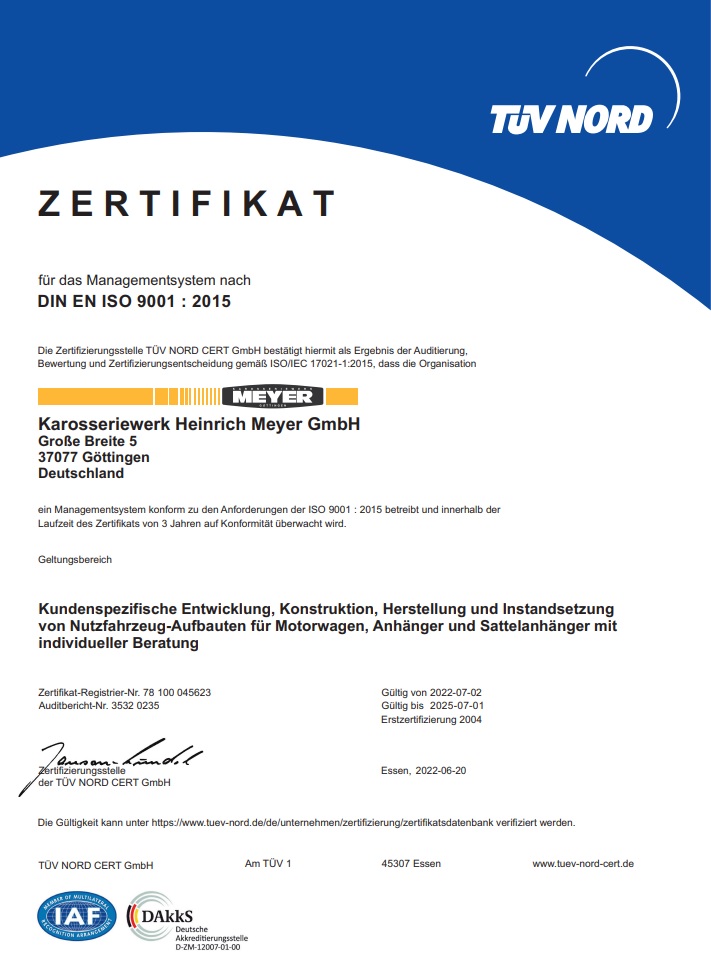 Zertifizierung